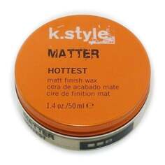 Гибкий матирующий воск для укладки волос 50 мл K.Style Matter Matt Finish Wax, Lakme Lakmé