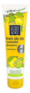 Крем для рук глицерин-лимон, 130 мл Four Seasons, Cztery Pory Roku