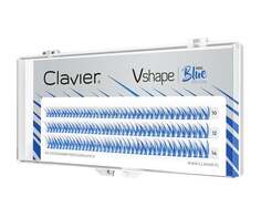 Пучки ресниц Clavier Vshape Color Edition Blue Mix