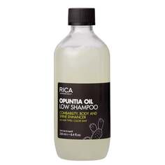 Шампунь с низким пенообразованием, придающий блеск, мягкость и объем, 250мл Rica Opuntia Oil Low