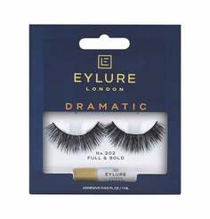 Накладные ресницы Eylure, Dramatic Lashes с клеевым театральным эффектом №1. 202