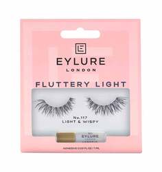 Накладные ресницы Fluttery Light Lashes с эффектом клеевого заполнения No. 117, Eylure