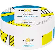 Моделирующая и матирующая паста для волос, облегчает укладку любой прически, 100 мл Alfaparf, Yellow Style Matte Paste
