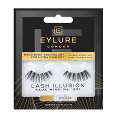 Накладные ресницы с клеем №1. 301 Eylure,Lash Illusion Lashes