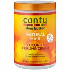 С кокосом, крем для волос, 709г Cantu for Natural Hair Curling Cream