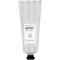 Депо, НЕТ. 316 Styling Cream, Крем для укладки для всех типов волос средней фиксации с УФ-фильтрами, 125 мл, Depot
