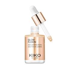 Жидкий хайлайтер для лица металлик 03 Gold Mine 10 мл KIKO Milano, Glow Fusion Highlighting Drops