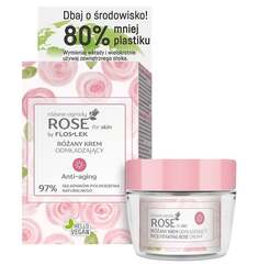 Ночной крем против морщин с розой, 50 мл Flos Lek, Rose For Skin, FLOS-LEK