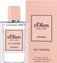 Парфюмированная вода, 30 мл s.Oliver, Eau Legere Black Label Women, sOliver