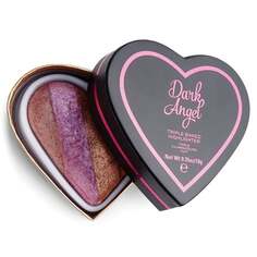 Хайлайтер для лица Dark Angel, 10 г I Heart Revolution, I Love Make Up Blushing Hearts, Makeup Revolution