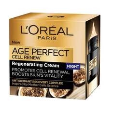 Регенерирующий ночной крем против морщин, 50 мл L&apos;Oreal Paris, Age Perfect Cell Renew, L&apos;oréal Paris L'Oreal