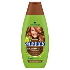 Шампунь для жирных и сухих волос, 400 мл Schwarzkopf, Schauma Fresh Matcha