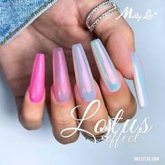 Пудра для ногтей Lotus Rose E, Molly Lac