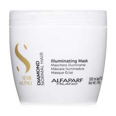 Осветляющая маска для волос, 500 мл Alfaparf, Semi Di Lino Diamond Illuminating