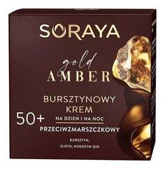 Янтарный крем против морщин дневной и ночной 50+ 50 мл Soraya Gold Amber