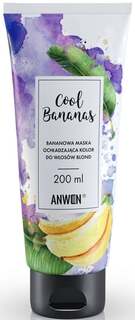 Охлаждающая цвет банановая маска для волос Anwen Cool Bananas, 200ml