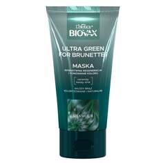 Маска для волос для брюнеток, 150 мл Biovax, Glamour Ultra Green For Brunettes