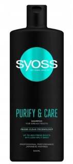 Очищающий шампунь для волос, 500 мл Syoss, Purify &amp; Care