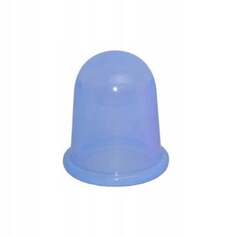 Большая китайская силиконовая чашка для массажа лица и тела 50 мм — от целлюлита — синяя, TCM POLAND