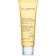 Нежная увлажняющая пенка для умывания лица, 125 мл Clarins, Hydrating Gentle Foaming Cleanser