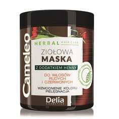 Травяная маска с хной для рыжих и рыжих волос, 250 мл Delia, Cosmetics Cameleo, Delia Cosmetics