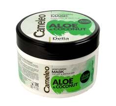 Увлажняющая маска для волос, 200 мл Delia Cosmetics, Cameleo Aloe and Coconut