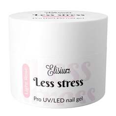 Строительный гель, светло-розовый, 40 мл Elisium, Less Stress Builder Gel