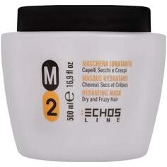 Увлажняющая маска для сухих и вьющихся волос с кокосовым маслом, регенерирует 500 мл Echosline M2 Hydrating Mask