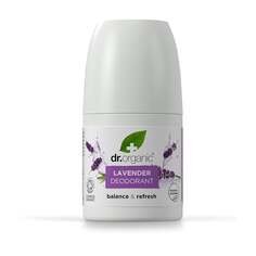Шариковый дезодорант с органическим маслом лаванды, 50 мл Dr.Organic, Dr Organic