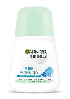 Шариковый дезодорант, 48 часов, эффективный против бактерий, 50 мл Garnier, Mineral Pure Active