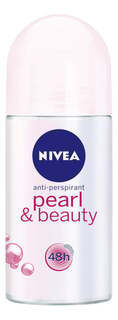 Ч, Шариковый антиперспирант для женщин, 50 мл Nivea Pearl and Beauty 48