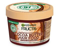 Разглаживающая маска для вьющихся и непослушных волос, 400 мл Garnier, Fructis Cocoa Butter Hair Food