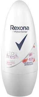 Белые цветы и личи, шариковый дезодорант, 50 мл Rexona, Stay Fresh