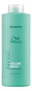 Шампунь, увеличивающий объем волос, 1000мл Wella Professionals, Invigo Volume Boost Bodifying Shampoo