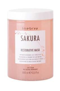 Укрепляющая маска для волос 1000мл Inebrya, Sakura Restorative Mask