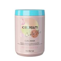 Увлажняющая маска Ice Cream Curly Plus для вьющихся и волнистых волос 1000мл Inebrya