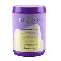 Маска-маска для осветленных и седых светлых волос 1000мл Inebrya Blondesse no-yellow