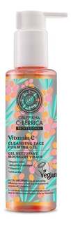 Облепиха C-Berrica Vegan очищающий гель для лица с кислотами и витамином С 145мл, Oblepikha C-Berrica