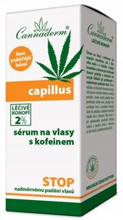 Сыворотка против выпадения волос с кофеином, 40 мл Cannaderm, Capillus 2%