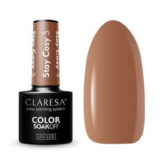 Лак для ногтей Claresa Stay Cosy 3-х цветной гибридный 5г