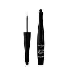 Водостойкая жидкая подводка для глаз 001 Noir, 2,5 мл Bourjois, Liner Pinceau