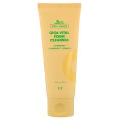 Осветляющая очищающая пенка для лица, 100 мл Vt Cosmetics, Cica Vital Foam Cleanser