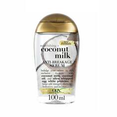 Питательная сыворотка, сыворотка для укрепления волос, 100 мл Organix, Koskos, Nourishing + Coconut Milk Anti-Breakage