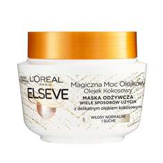 Маска для волос с кокосовым маслом, 300 мл L&apos;oreal Paris, Elseve Magical Power of Oils, L&apos;oréal Paris L'Oreal