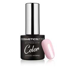 Гибридный лак для ногтей сладко-розового цвета с частицами – 919, 7 мл Cosmetics Zone