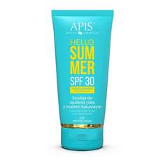 Эмульсия для загара для тела с маслом какао Spf30, 200 мл Apis, Hello Summer