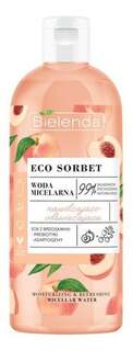 Мицеллярная вода - Увлажнение и освежение, 500 мл Bielenda, Eco Sorbet Peach -