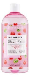 Мицеллярная вода - Увлажняет и успокаивает, 500 мл Bielenda, Eco Sorbet Raspberry -