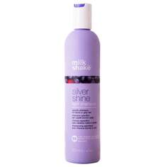 Легкий шампунь для светлых и седых волос 300мл нейтрализует желтые тона, увлажняет Milk Shake Silver Shine Light Shampoo