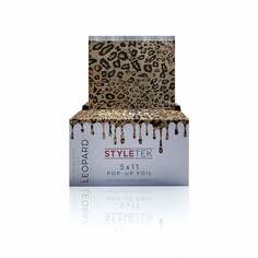 Коробка из фольги Styletek, Леопардовая пантера, 500 шт., inna
